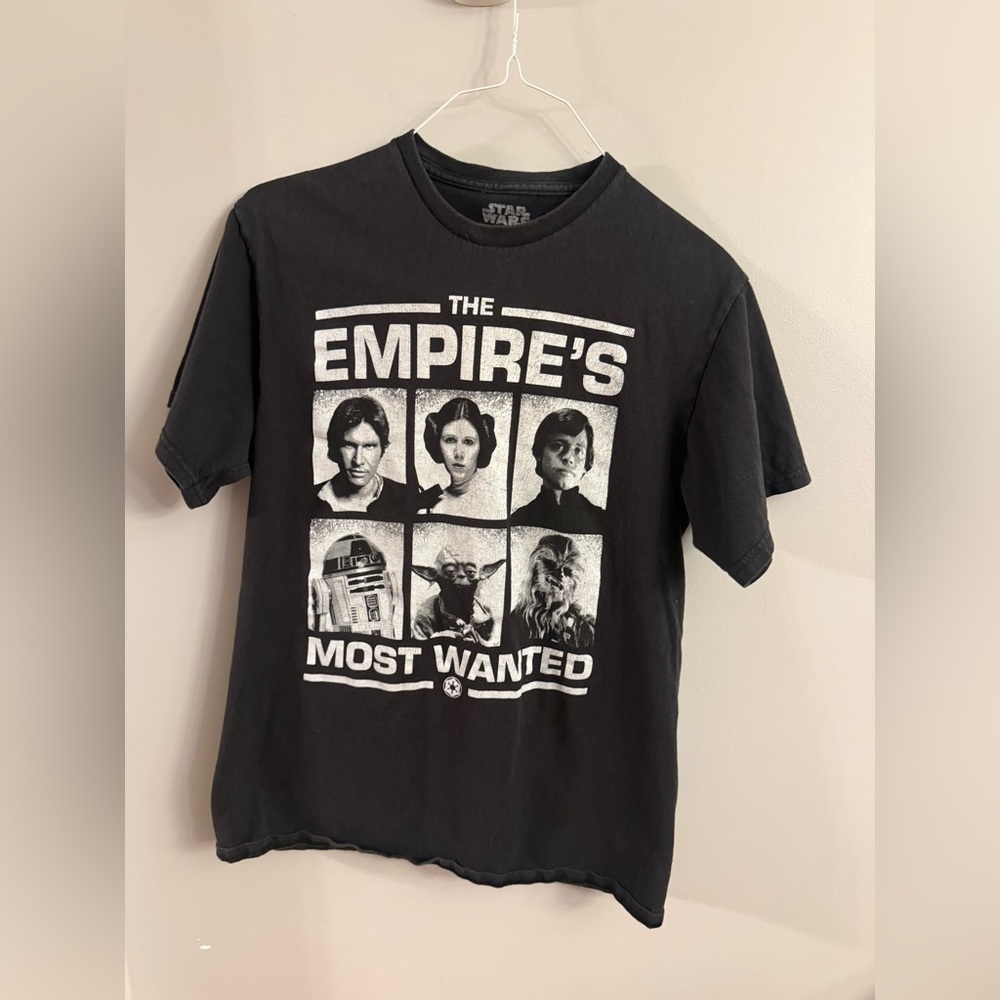 Star Wars Empire’s Most Wanted Graphic T-Shirt Men’s Medium Black - Picture 1 of 3